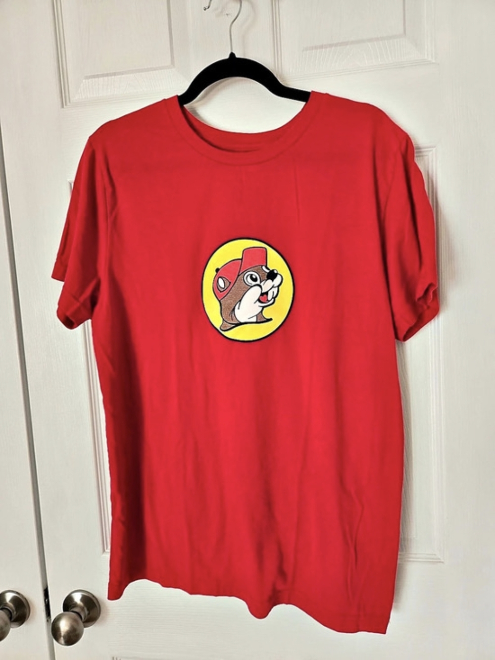 BUC-EE'S Classic Red Logo T-Shirt Graphic Tee Red Large